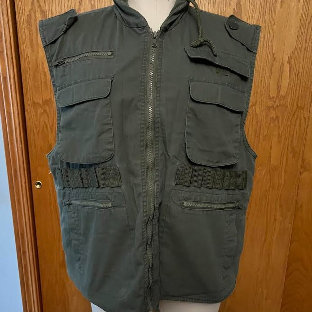 ROTHCO RANGER VEST / OLIVE GREEN / SIZE: L